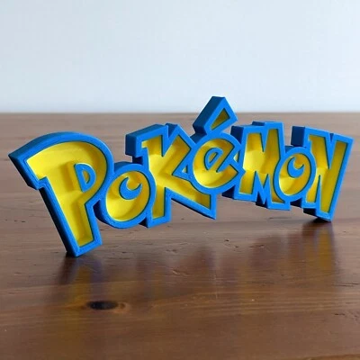 Знак с логотипом Pokemon магнит на холодильник и полка декор для игровой комнаты Mancave - Изображение 1 из 4