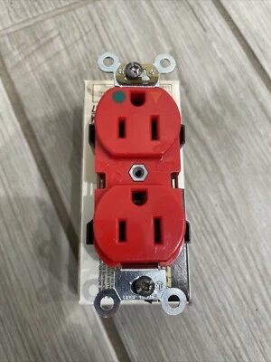⚡️Leviton 5262-IGR IG Duplex Receptacle Hospital Grade 5-15R Isolated 15A 125V - Image 1 of 4