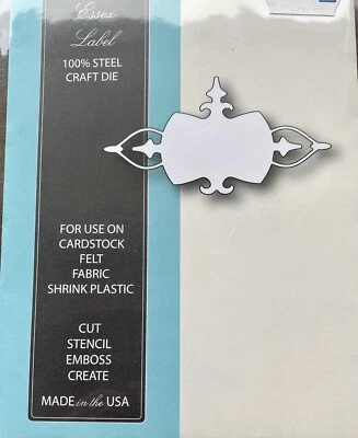 Stanz-und Präge-Schablone, Essex Label, No. 98207, memory box - Bild 1 von 4