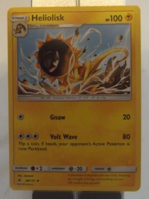 101PK038 - Heliolisk - 38/131 - Forbidden Light - Uncommon - NM - Image 1 of 2