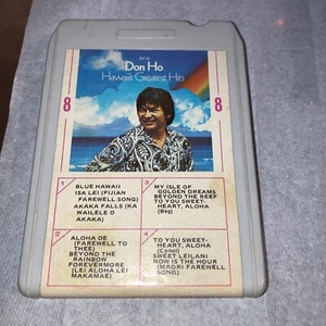 Vintage 8 Track Tape Don Ho, Hawaii's Greatest Hits warner - Picture 1 of 2