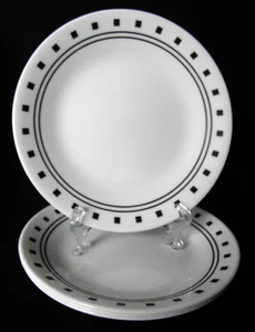 6 Corelle CITY BLOCK Bread and Butter Plates 6-3/4" VCG - Picture 1 of 1