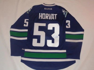 BO HORVAT SIGNED REEBOK PREMIER VANCOUVER CANUCKS ALTERNATE JERSEY LICENSED - Image 1 of 3