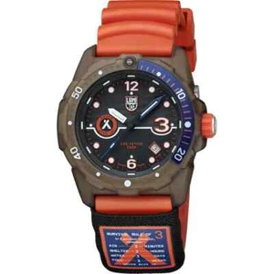 Luminox Men's 42mm Bear Grylls Survival ECO BROWN Case Orange Watch XB.3729.ECO - Picture 1 of 9