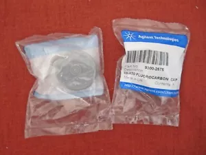 (2) Tappi Agilent 9300-2575 per fluorocarbonio, 33 mm, 33-430, SPEDIZIONE VELOCE - Foto 1 di 3