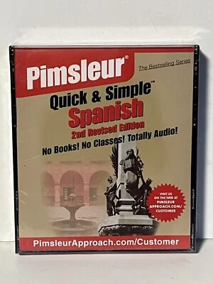 Pimsleur Quick And Simple Spanish 2nd Revised Edition CD Set New Sealed - Image 1 of 4