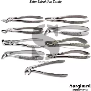 Zahnzange Chirurgische Zahnärztliche Extraktion Zange Zahnentfernung Prämolaren - Bild 1 von 12