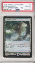 2015 MTG Magic the Gathering Flooded Grove Zendikar Expeditions Foil PSA 10