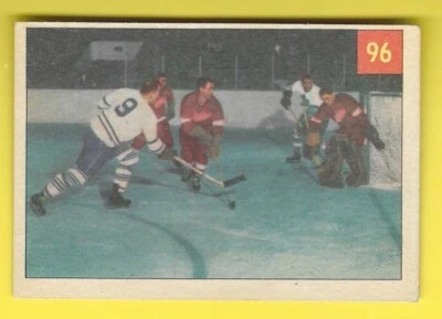 1954-55  Parkhurst #96 Terry Boots Out Teeder's Blast - Image 1 of 2
