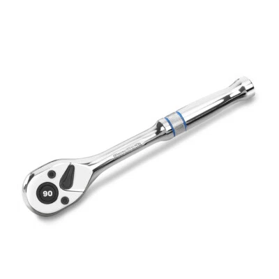 DURATECH 3/8''Drive Ratchet 90-Tooth Quick-release Chrome Alloy  Full Polished - Image 1 of 4