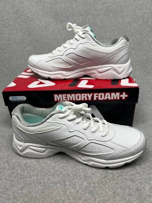 FILA Women Memory Glimpse Comfort Walking Sneaker Size 11 White Tennis 90's Y2k - Image 1 of 4