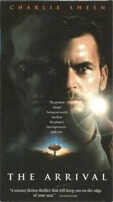 The Arrival VHS 1996 Charlie Sheen Ron Silver Lindsay Crouse Sci-Fi Aliens PG-13 - Image 1 of 4