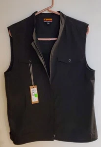 Brooklyn Industries Women's Barracuda Black Vest LARGE NWT NEW - Picture 1 of 15