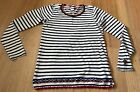 Scotch And Soda Girls Long Sleeve Striped T-shirt Top - Size Age 16