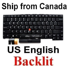 Keyboard for Lenovo Thinkpad T490S T495S Type 20NX 20NY 20QJ 20QK SN20R58841 US - Bild 1 von 2