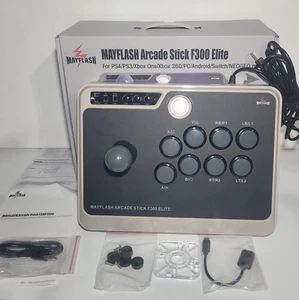 Arcade Stick F300 Elite with Sanwa Buttons and Sanwa Joysticks - Picture 1 of 16