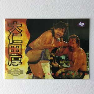 BBM Wrestling Card 1995 Atsushi Onita and Terry Funk deathmatch FMW No.196