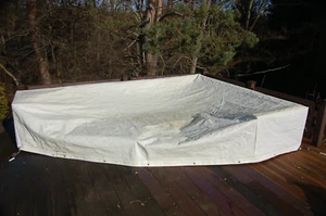 maßgenaue Schutzhülle Abdeckung Abdeckplane Regenschutz Schutz Gartenmöbel Grill - Bild 1 von 9
