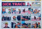 Dick Tracy par Chester Gould - grande demi-page couleur BD dimanche - 21 mai 1961