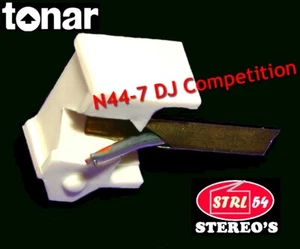N44-7 DJ Competition Stylus for SHURE M44 N44-C M44-MB N44 M55 N55 Red Spot fluo - Picture 1 of 10
