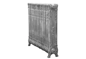 Verona 1 Column - Cast Iron Radiator - H940 x W1106mm - Hand Burnished Finish - Picture 1 of 2