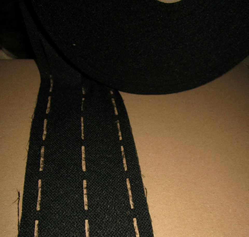 EU MARKEN WARE 1,06€ / m) 5 m Klebende Stanzband Einlage Schwarz 10/25/ 25/10 mm (TS-25