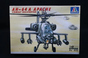 XZ073 ITALERI 1/48 maquette helicoptere 832 Apach AH-64A Combat - Imagen 1 de 3
