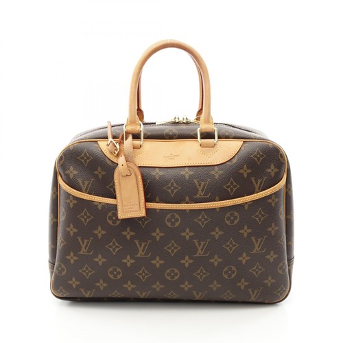 LOUIS VUITTON（LV） Borsa a mano Louis Vuitton Deauville Bowling Vanity M47270 tela monogramma usata donna
