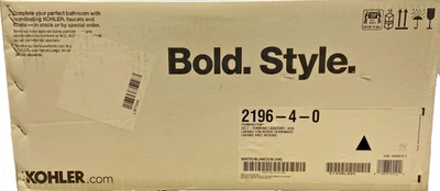 Kohler K-2196-4-0 | Drop-In Vitreous China Oval Bathroom Sink  20-1/4" x 17-1/2" - Image 1 of 4