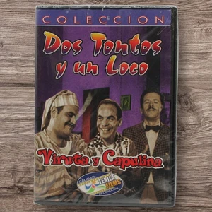 Dos Tontos Y Un Loco VIRUTA Y CAPULINA Spanish Language DVD NEW SEALED - Imagen 1 de 2