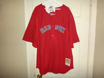 David Ortiz 2004 Mitchell & Ness Boston Red Sox Big &Tall Button Front BP Jersey - Image 1 of 4