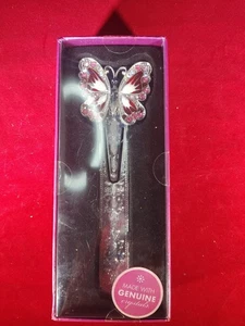Enameled and Jewel-Toned Butterfly Bookmark - Foto 1 di 5