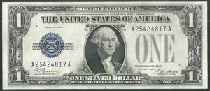 United States 1 Dollar 1928A Silver Certificate US Paper Money FR# 1601 - Picture 1 of 2