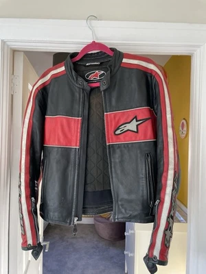 Alpinstar Stella Leather Ladies Motorbike Jacket Size 46 - Uk Size 14 - Image 1 of 4