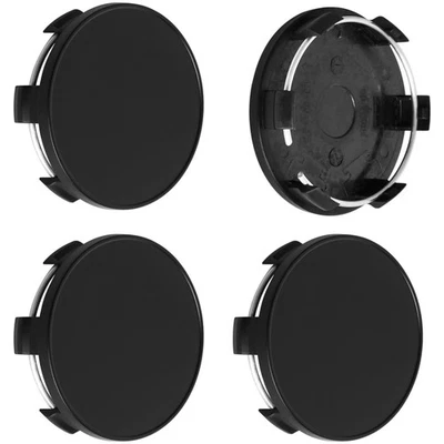 2.7Inch Matte Black Hub Caps for BMW 3, 4, 5, X, Z Series - Easy Install - Imagem 1 de 4
