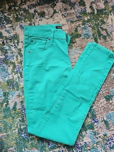 James Jeans Women's Size 25 Twiggy Sea Green Jeans - Picture 1 of 9
