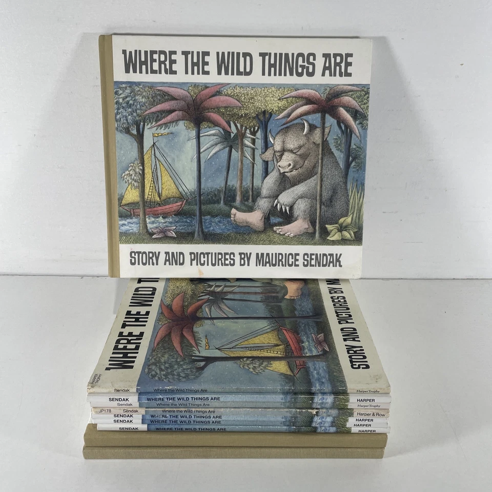 Lot 10 Where the Wild Things Are Books by Maurice Sendak Guided Reading PB/HC - Image 1 of 1