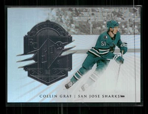 2024-25 SPx #F-28 Collin Graf Finite Silver #/399 San Jose Sharks - Picture 1 of 2