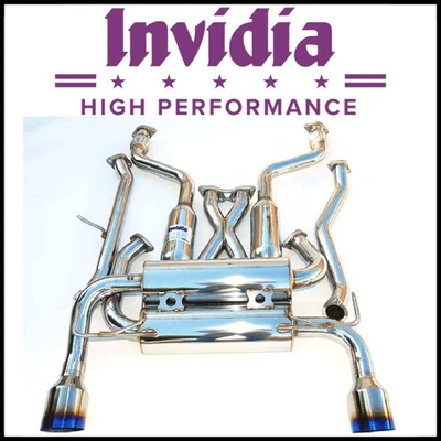 Invidia Gemini Titanium Tips Cat-Back Exhaust System fits 2009-2020 Nissan 370Z Foto 1 de 2