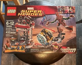 LEGO MARVEL SUPER HEROES KNOWHERE ESCAPE MISSION 76020 Complete retired