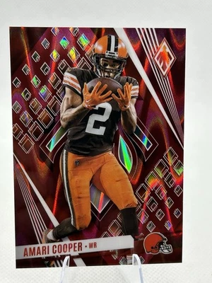 2023 Panini Phoenix Red Seismic /199 Amari Cooper #80 - Image 1 of 3