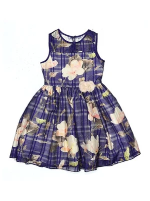 Pippa & Julie Girls Purple Dress 8 - Image 1 of 2