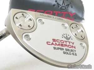 Titleist Scotty Cameron Super Select GoLo 6.5 Putter 34" & Cover LEFT LH NEW - Picture 1 of 5