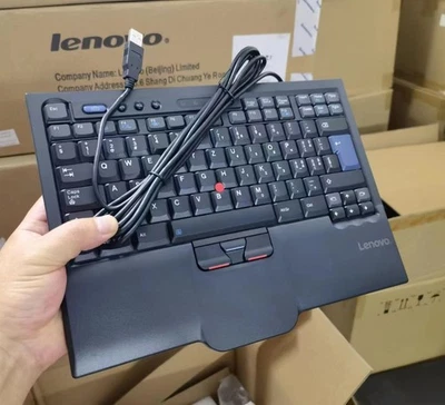 Original Lenovo SK-8845CR UltraNav USB Wired Keyboard - Swiss Layout - Image 1 of 4