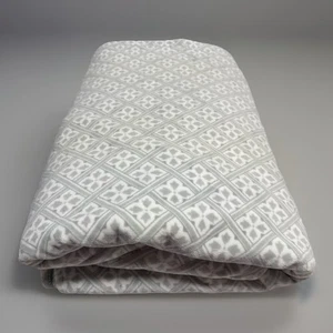 Laura Ashley Decke 90x90 Full Queen kuschelig ultraweiches Fleece blau grau NEU - Bild 1 von 5