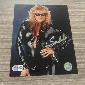 Rare Sable Rena Mero Signed WWF Racing Reflections Promo Photo WWE WCW SWAU Cert - Picture 1 of 1