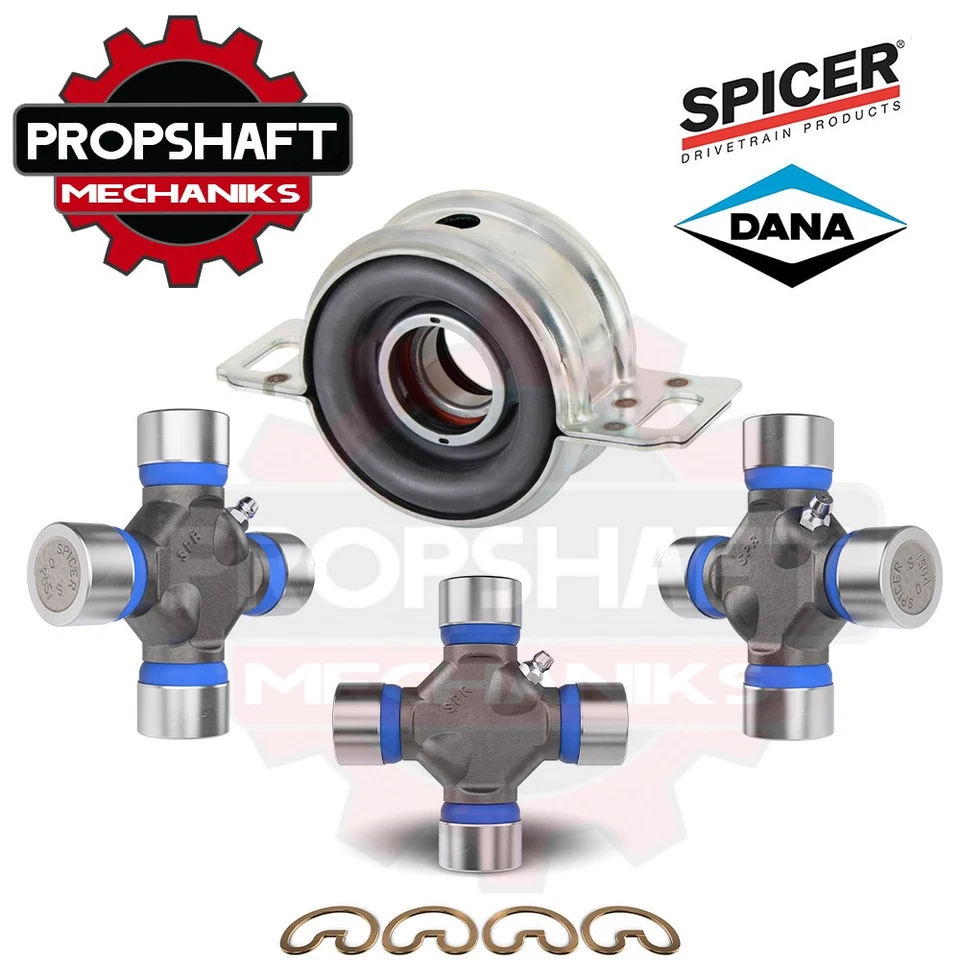 Cojinete central Toyota Tacoma NTN 2005-2015 y 3 juntas universales Spicer 5-213X Foto 1 de 3