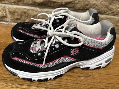 Zapatillas Skechers D’Lites Negro/Rosa Talla 10 SN 11860 Foto 1 de 4