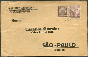 Cubierta de ALEMANIA A BRASIL 1939 EN MUY BUEN ESTADO - Imagen 1 de 1