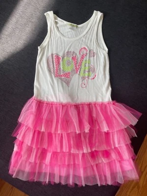 G061 LITTLE MASS GIRL TUTU DRESS SIZE 7 - Image 1 of 3